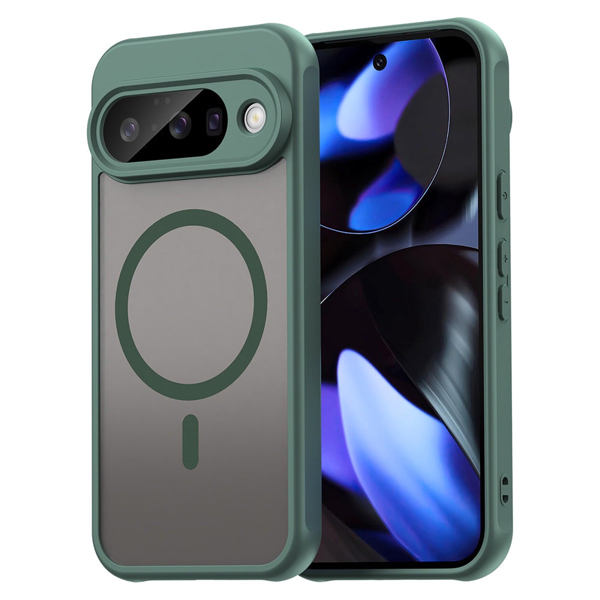Funda MagSafe para Google Pixel 10 Pro, Techsuit, HaloFrost II, Verde