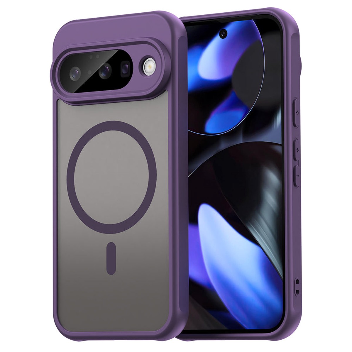 Funda MagSafe para Google Pixel 10, Techsuit, HaloFrost II, Morado