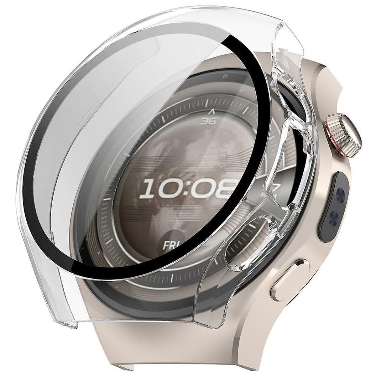 Funda Techsuit Defense360 Pro para Huawei Watch 5 42mm, Transparente