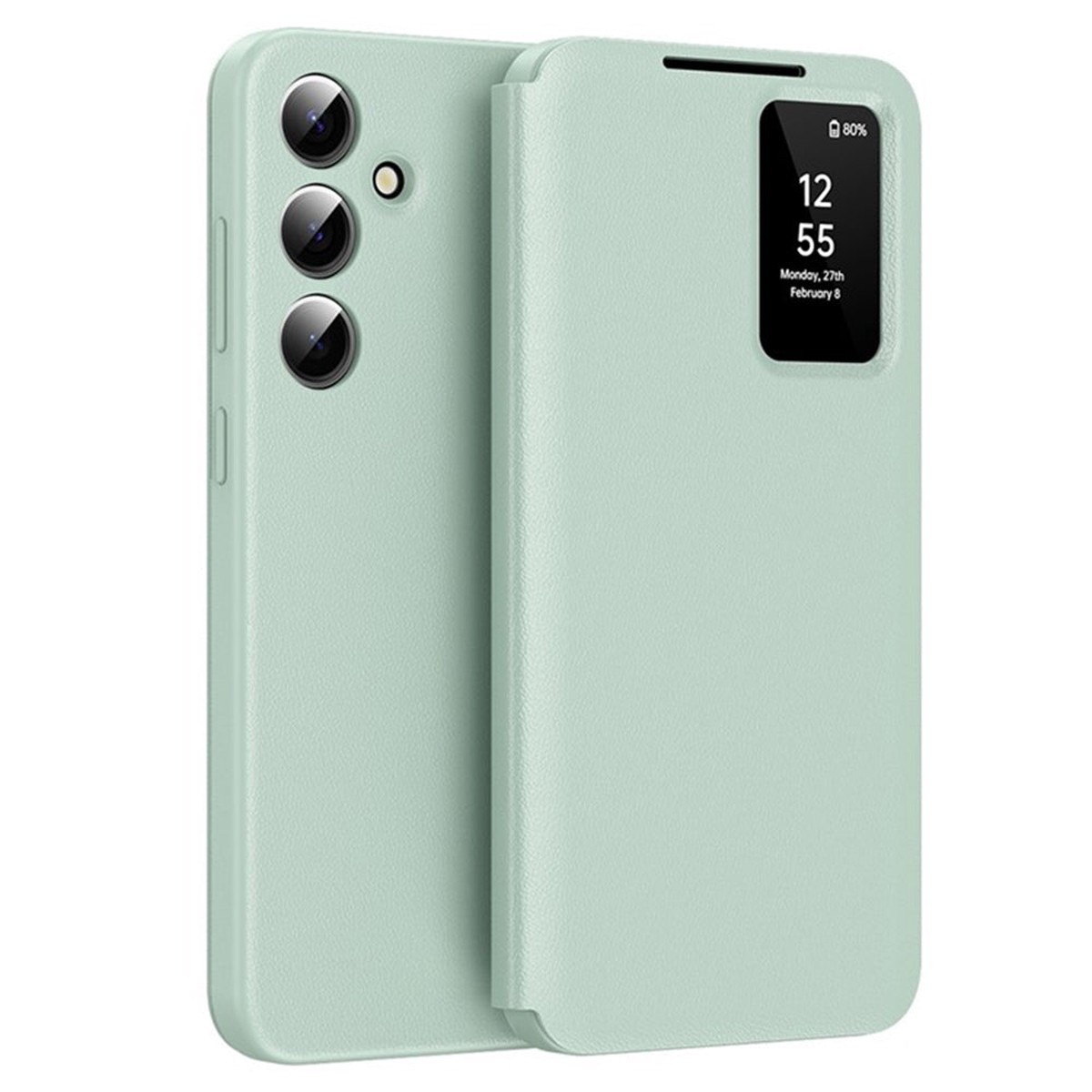 Funda para Samsung Galaxy S23 FE S711, Techsuit, SmartView, Verde