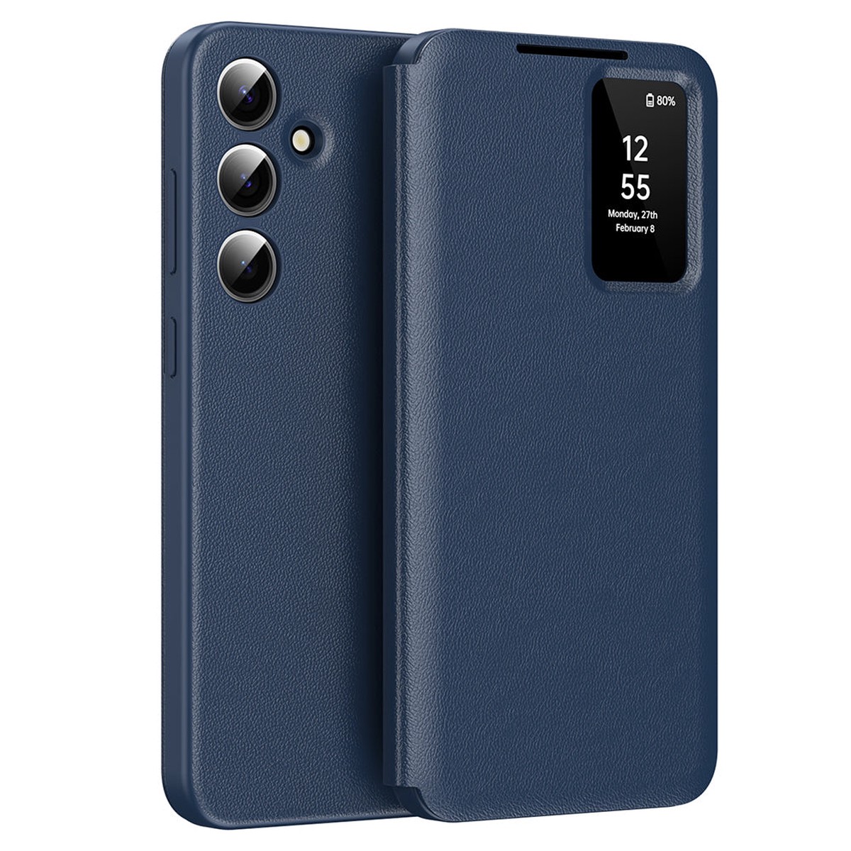 Funda para Samsung Galaxy S25+ S936, Techsuit, SmartView, Azul