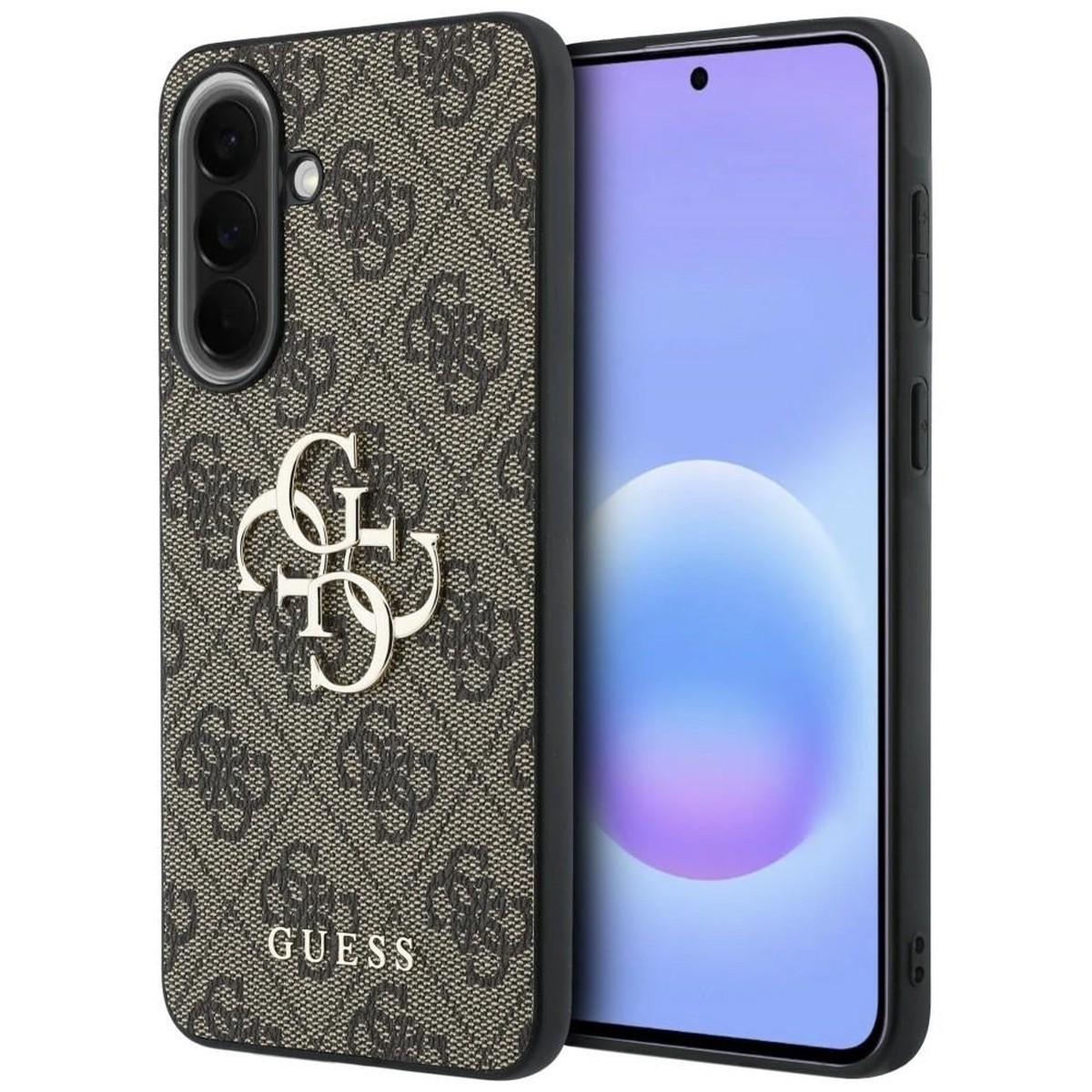 Funda para Samsung Galaxy A57 5G, Guess, 4G Big Logo, Marrn