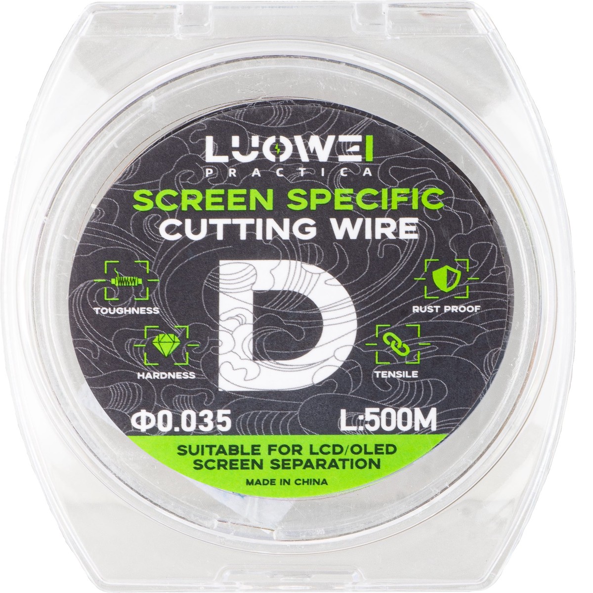 Hilo de Molibdeno Luowei, 0.035mm, 500m
