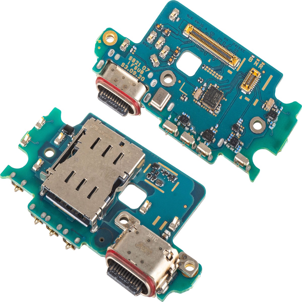 Placa con Conector de Carga - Micrfono - Mdulo Lector SIM Samsung Galaxy S24 S921