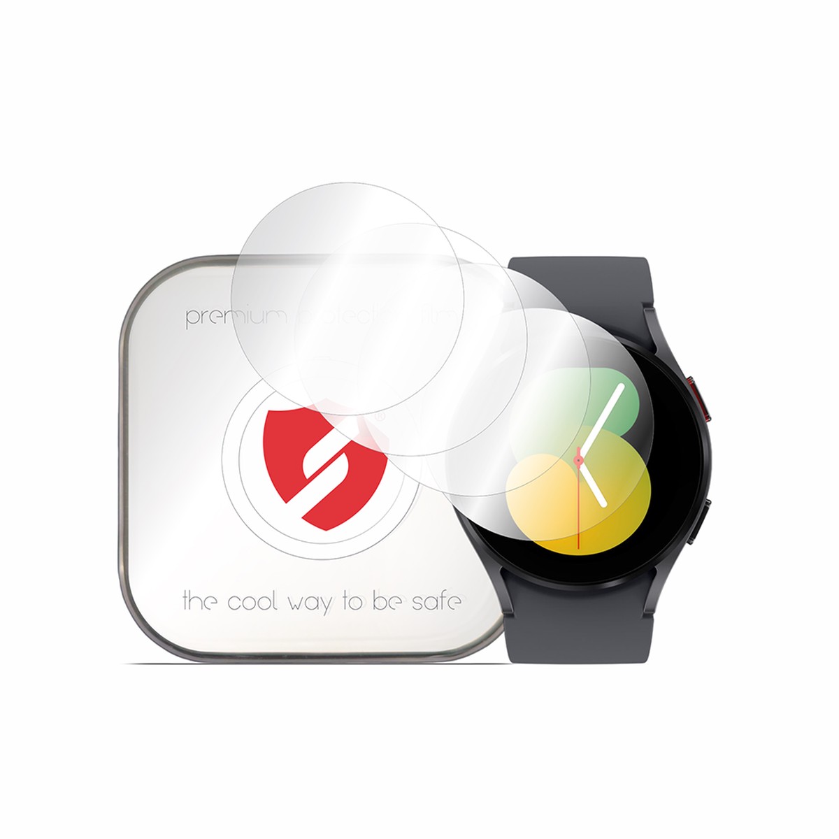Protector de Pantalla Smart Protection Premium Classic para Samsung Galaxy Watch5 44mm, Set de 4 piezas, Plstico