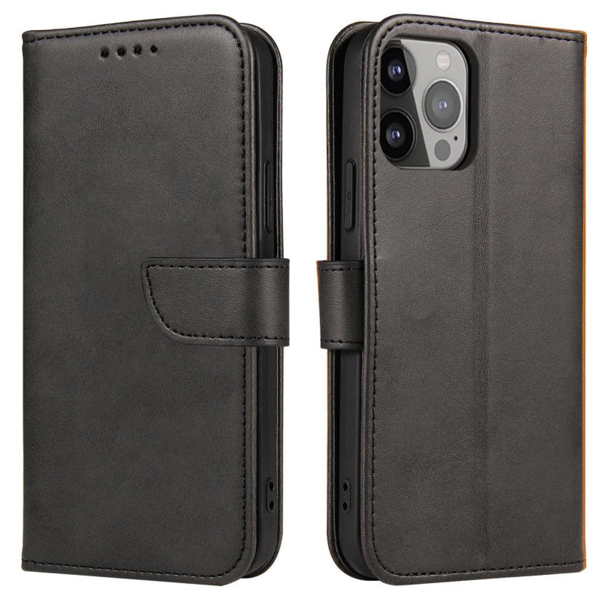 Funda para Samsung Galaxy A18 5G A186 / A18 4G A185 / A17 4G A175 / A17 5G A176, OEM, Marva Wallet, Negra