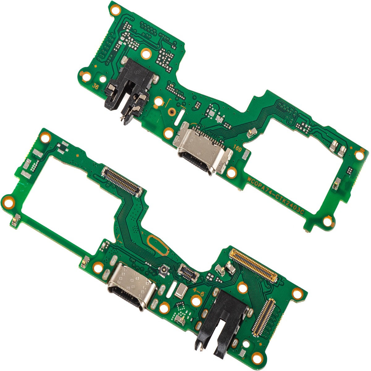 Placa con Conector de Carga - Micrfono Oppo Reno8, Swap