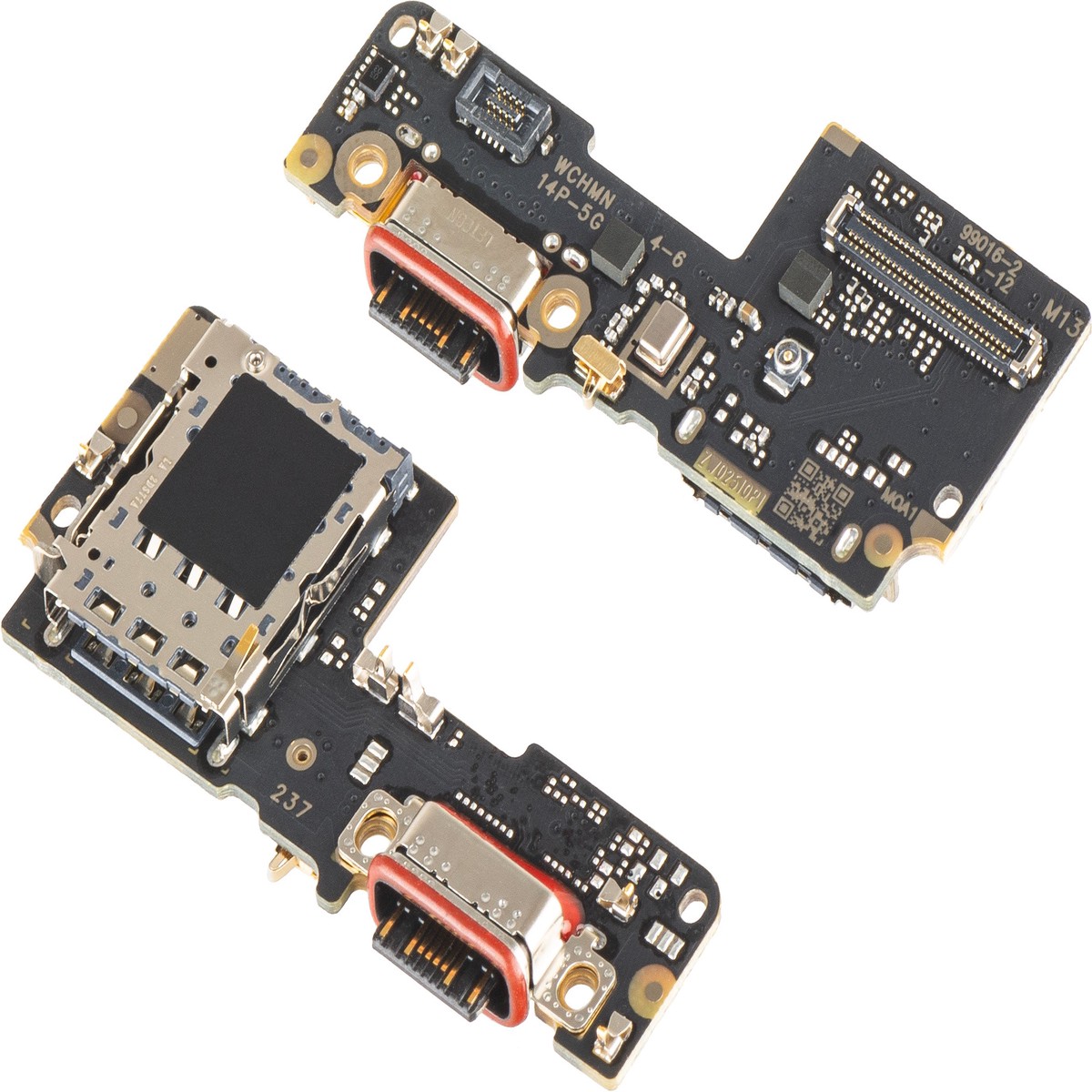 Placa con Conector de Carga - Micrfono - Mdulo Lector de SIM Xiaomi Poco X7