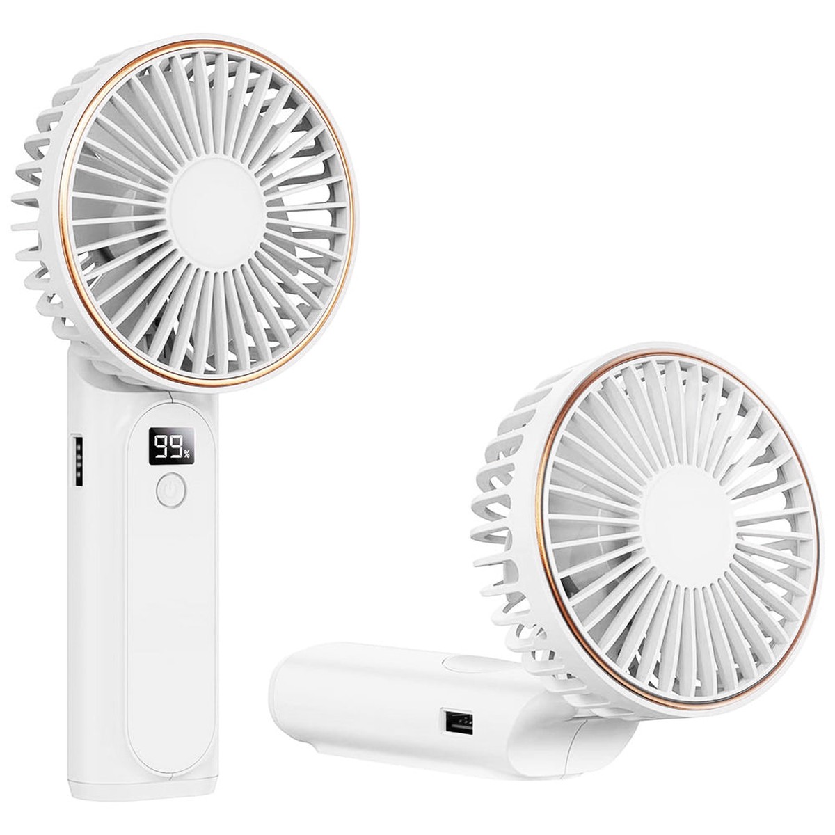 Ventilador Porttil Techsuit M12, Blanco