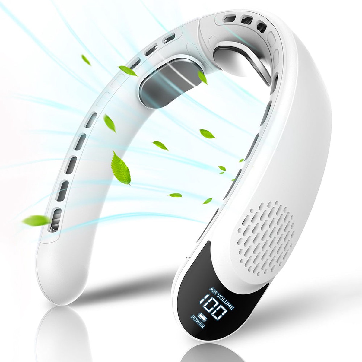 Ventilador Porttil Techsuit S8, Blanco