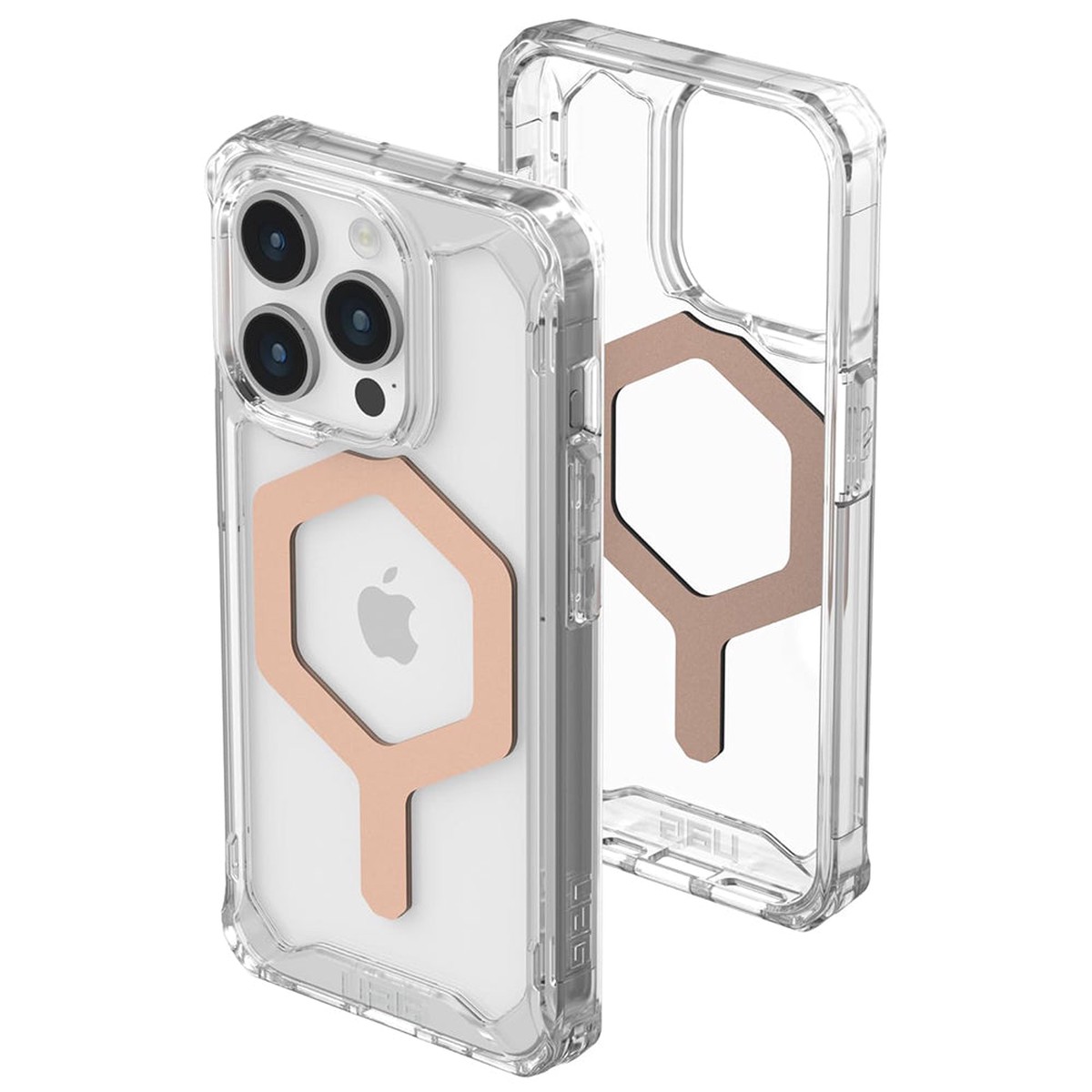 Funda MagSafe para Apple iPhone 15 Pro Max, Urban Armor Gear, Plyo, Rosa Dorado