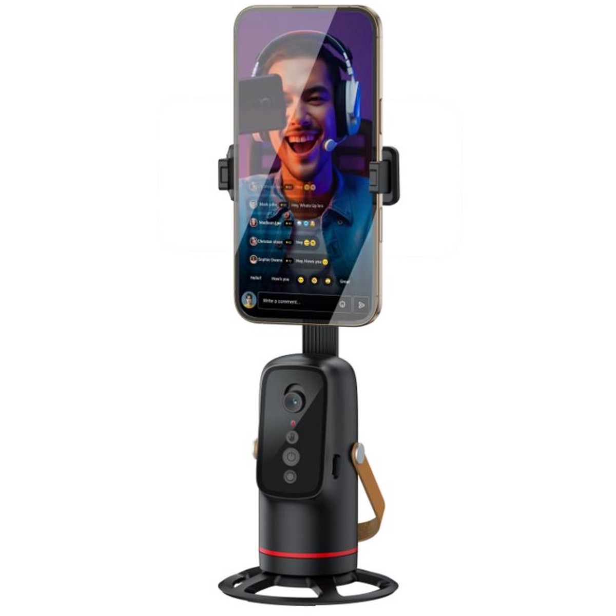 Soporte XO Design SS20 Face Tracking 360, Universal, Negro