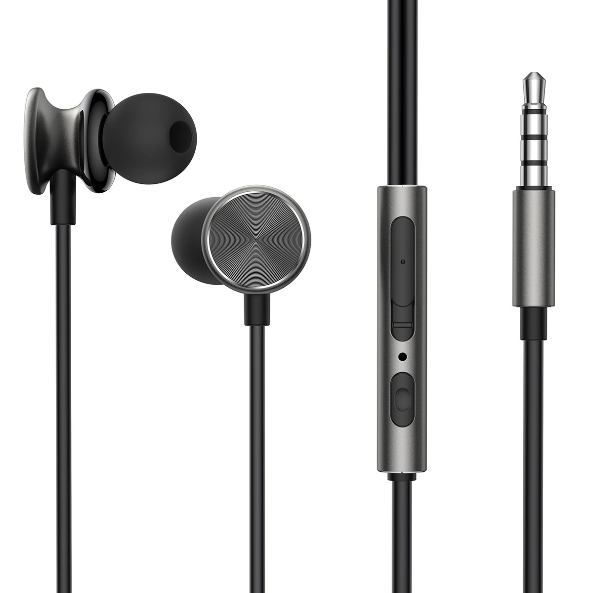 Manos libres 3.5mm Joyroom JR-EW03, Gris