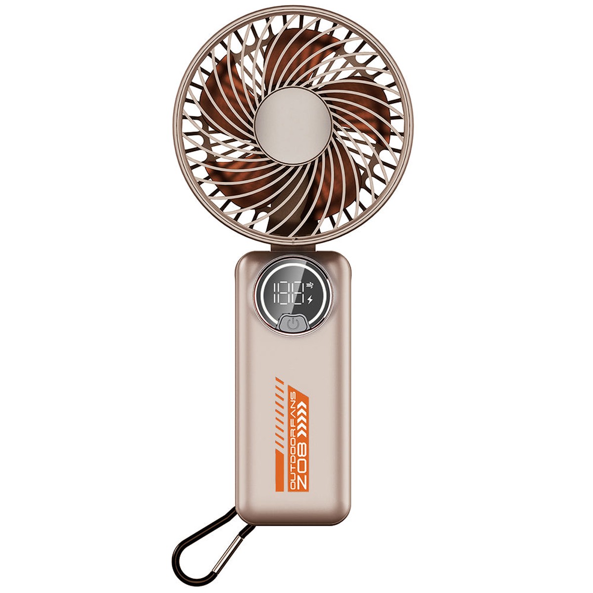 Ventilador Porttil Techsuit Z8, Beige