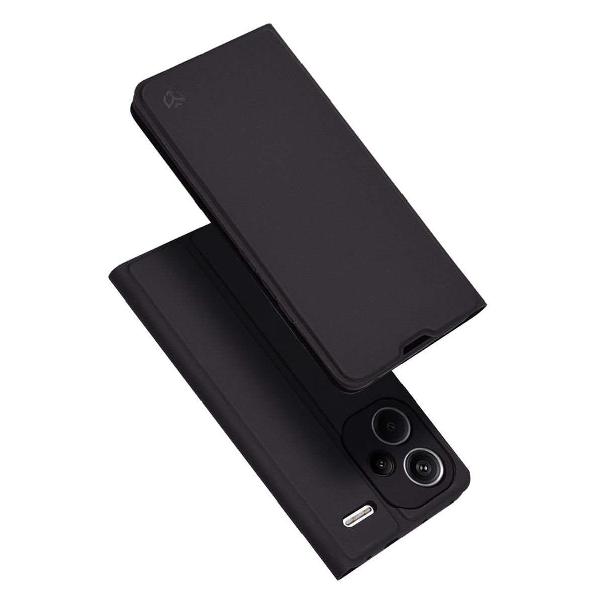 Funda para Xiaomi Redmi Note 13 Pro+, Techsuit, Magskin Book, Negra