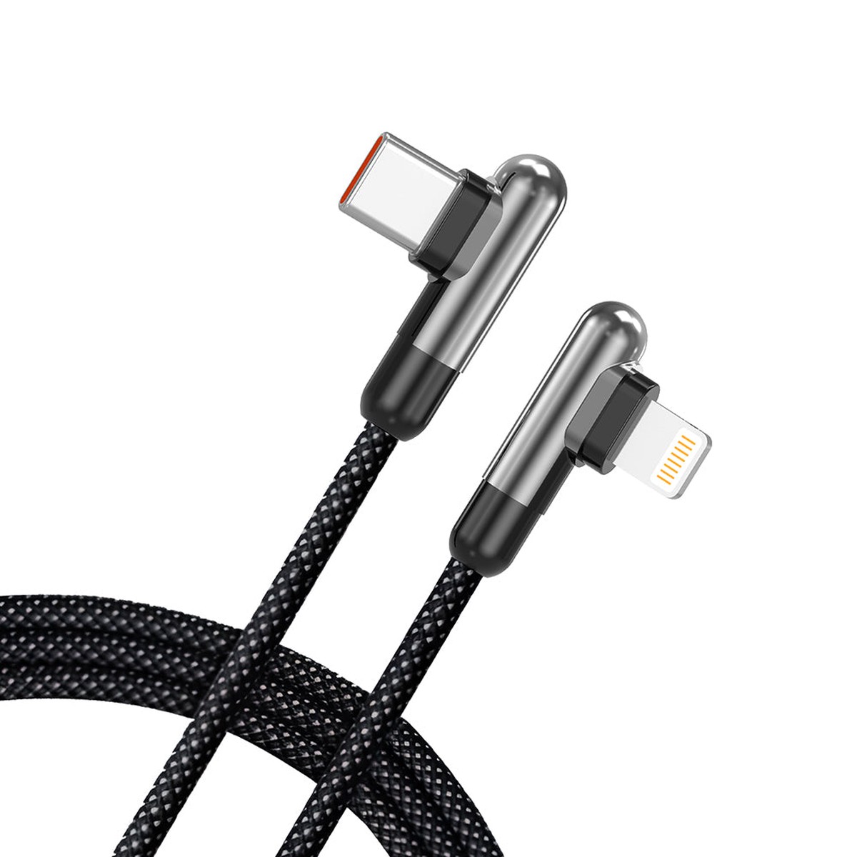 Cable de Datos y Carga USB-C - Lightning Lito LD13CL, 30W, 1m, Negro