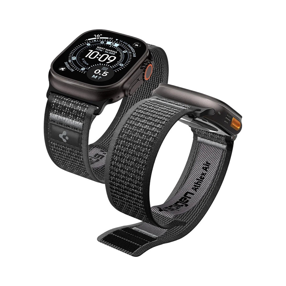 Correa Spigen Athlex Air 2 para Apple Watch 49mm / 46mm / 45mm / 44mm Series, Gris AMP11113