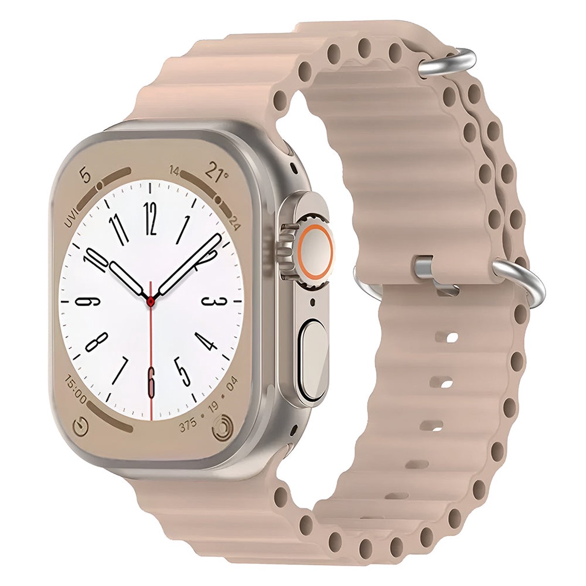Correa Techsuit W038 para Apple Watch Series 49mm / 46mm / 45mm / 44mm / 42mm, Marrn