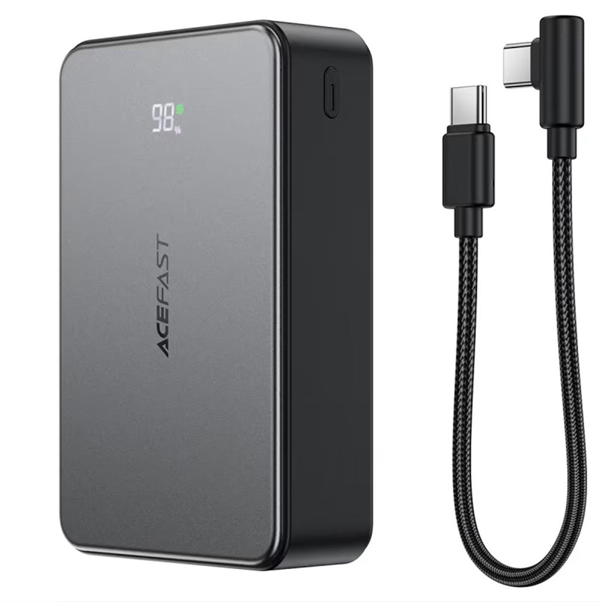 Batera Externa Acefast M29, 20000mAh, 22.5W, QC + PD, 1 x USB-A - 2 x USB-C, Negra