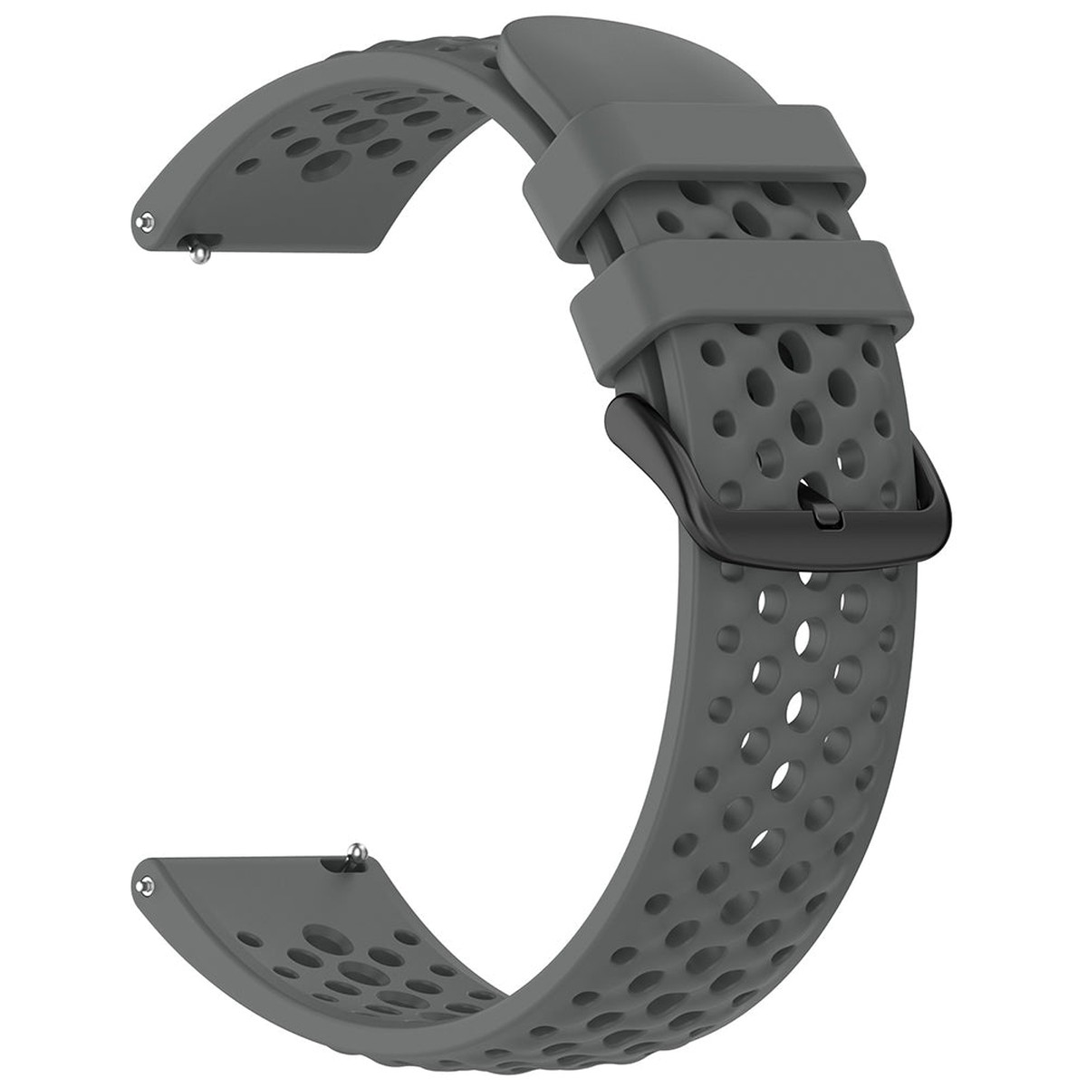 Correa Techsuit W083 para Amazfit Watch / Samsung Watch Series, 22mm, Gris