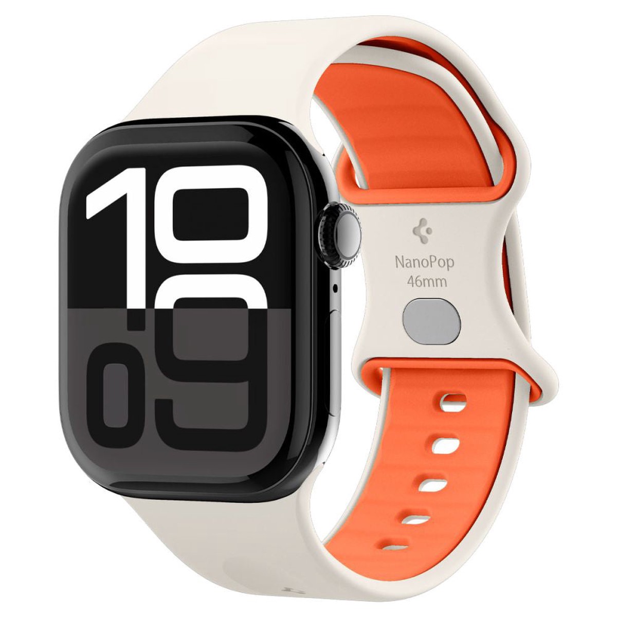 Correa Spigen Nano Pop para Apple Watch 42mm / 41mm / 40mm / 38mm Series, Beige AMP09326