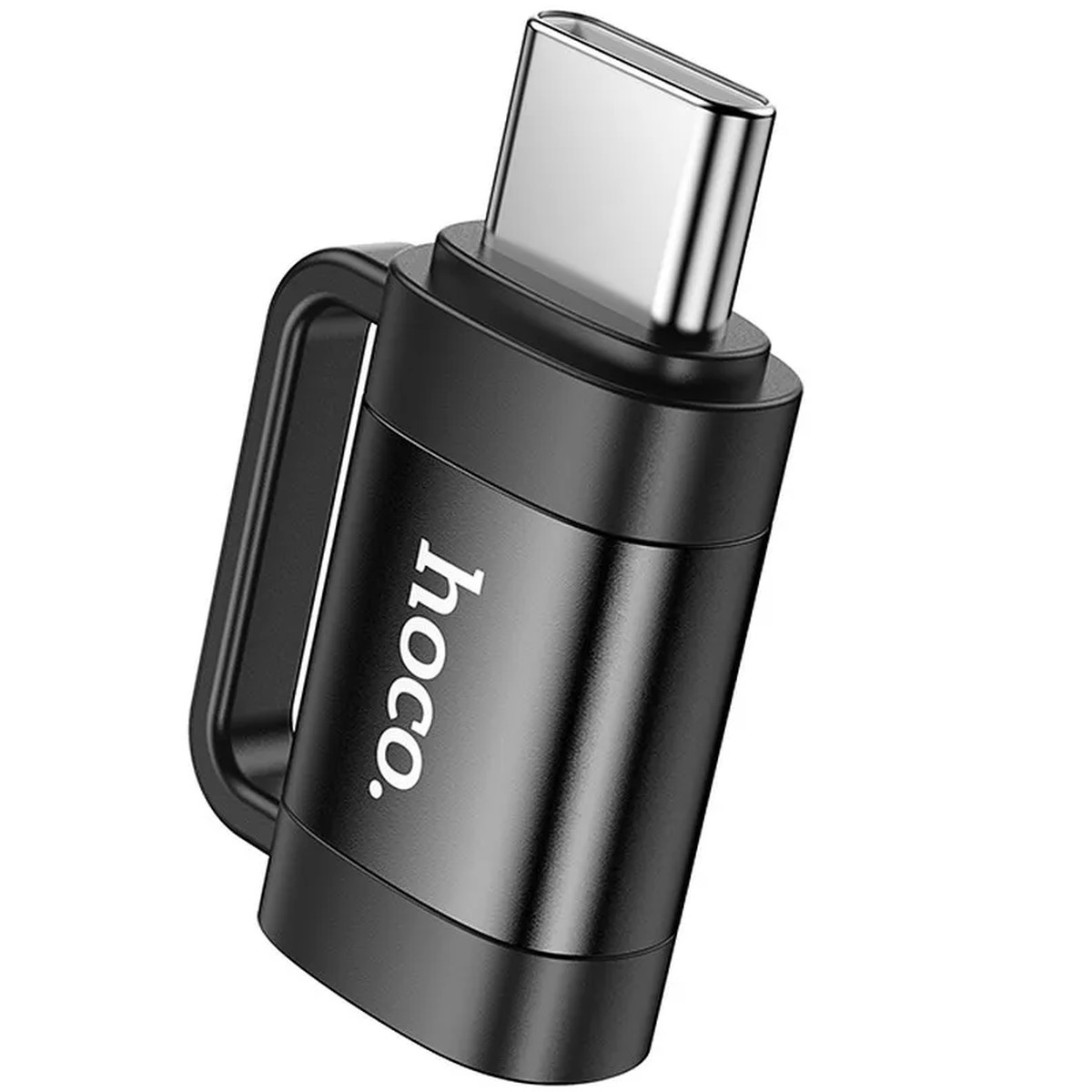 Adaptador de Datos y Carga Lightning - USB-C HOCO UA31E, Negro