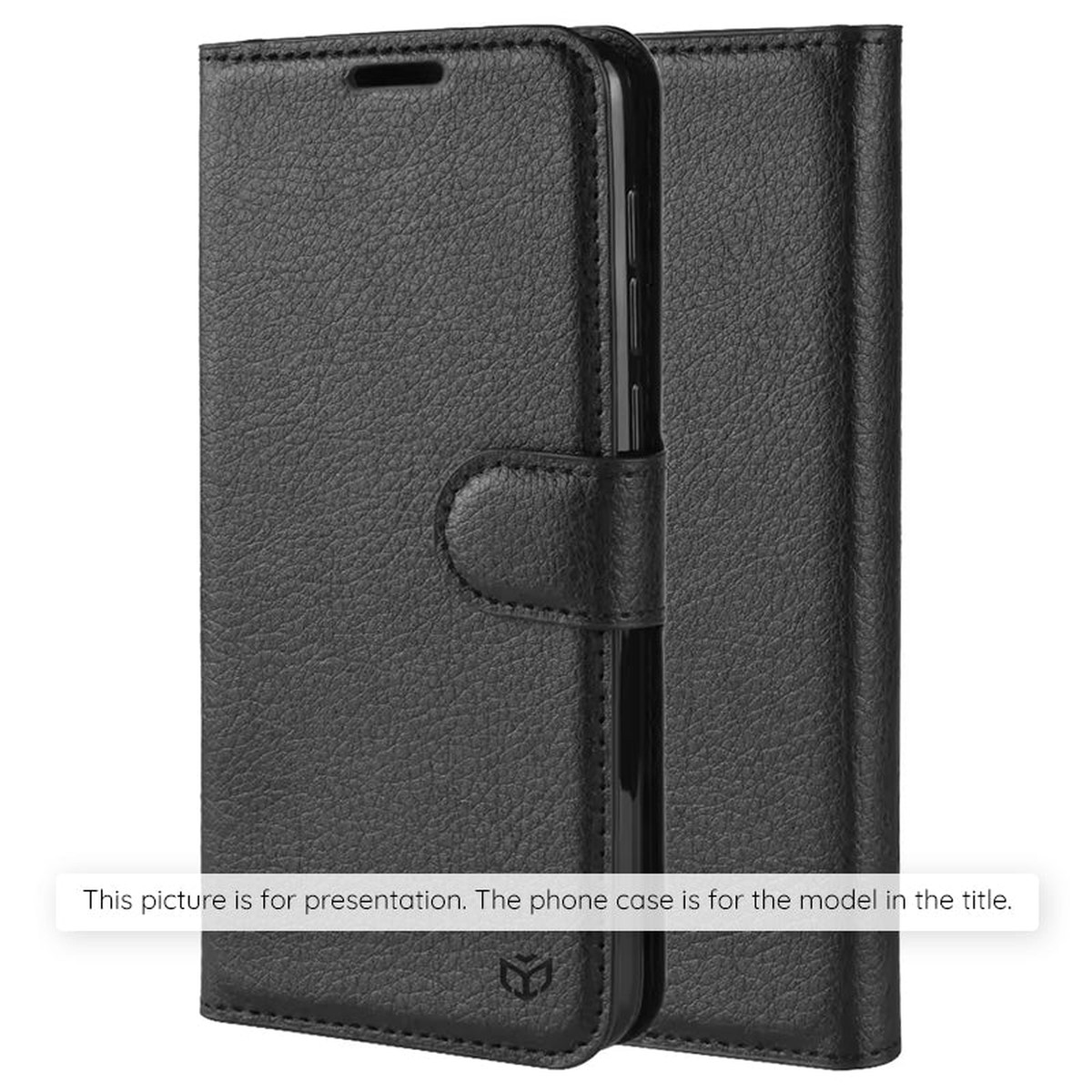 Funda para Xiaomi Redmi Note 15 Pro 4G, Techsuit, Leather Folio, Negra
