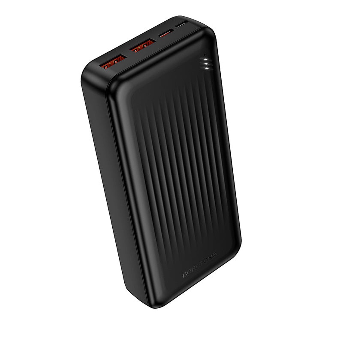 Batera Externa Borofone BJ80A Clever, 20000mAh, 22.5W, QC + PD, 1 x USB-C - 2 x USB-A, Negra