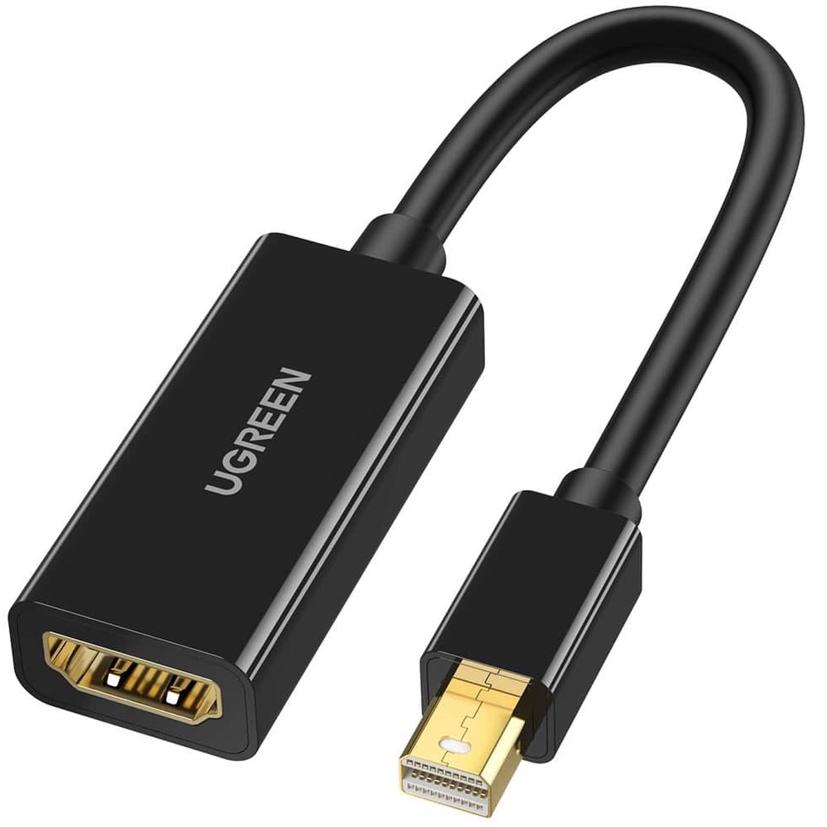 Adaptador de Video UGREEN MD112, MiniDisplayPort - HDMI, 4K, Negro
