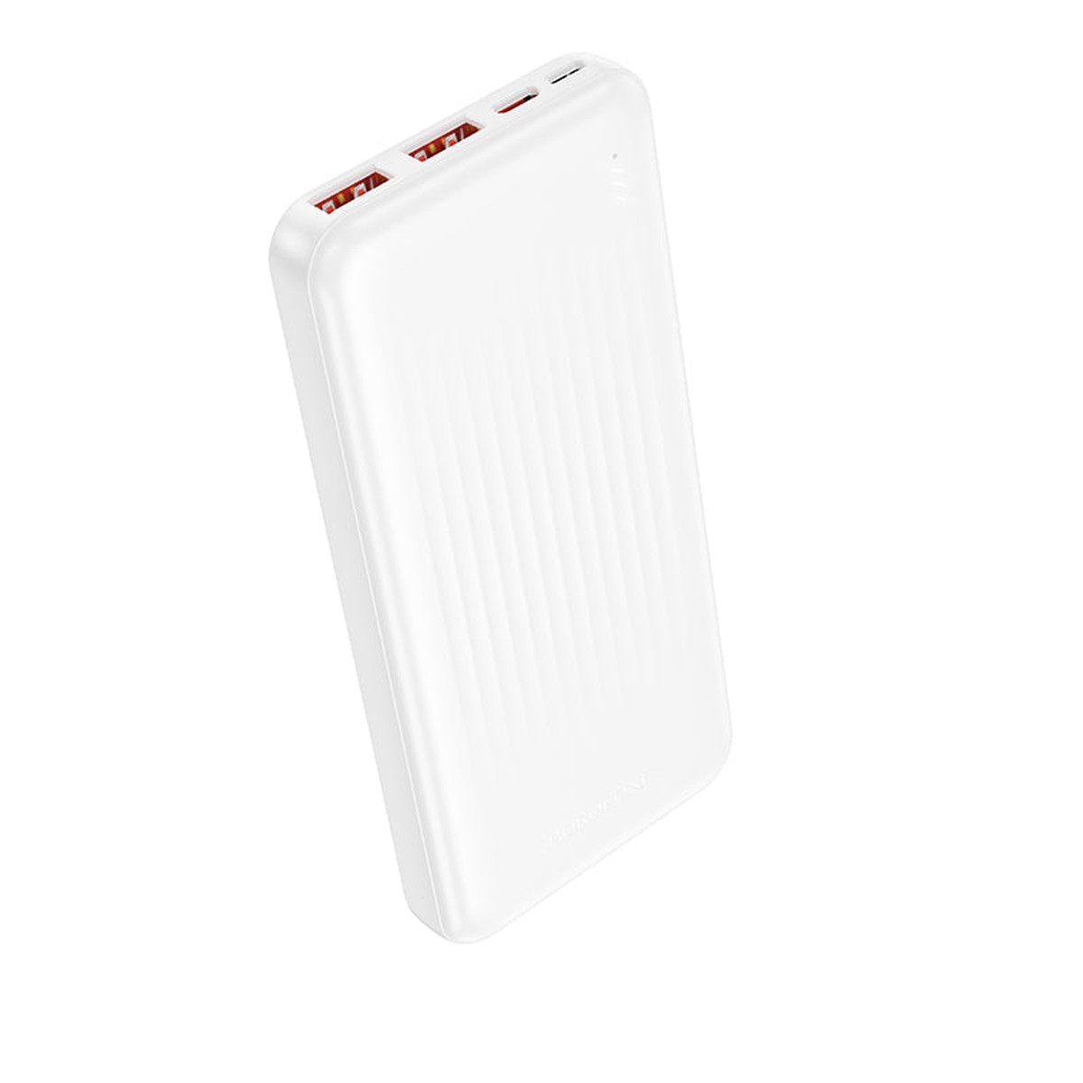 Batera Externa Borofone BJ80A Clever, 10000mAh, 22.5W, QC + PD, 1 x USB-C - 2 x USB-A, Blanca