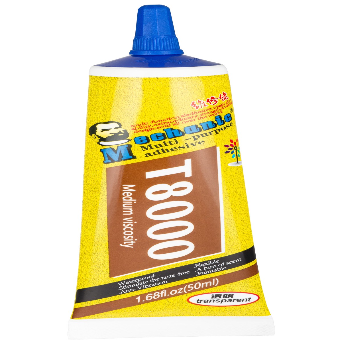 Adhesivo Lquido Mechanic T-8000, 50ml, Transparente