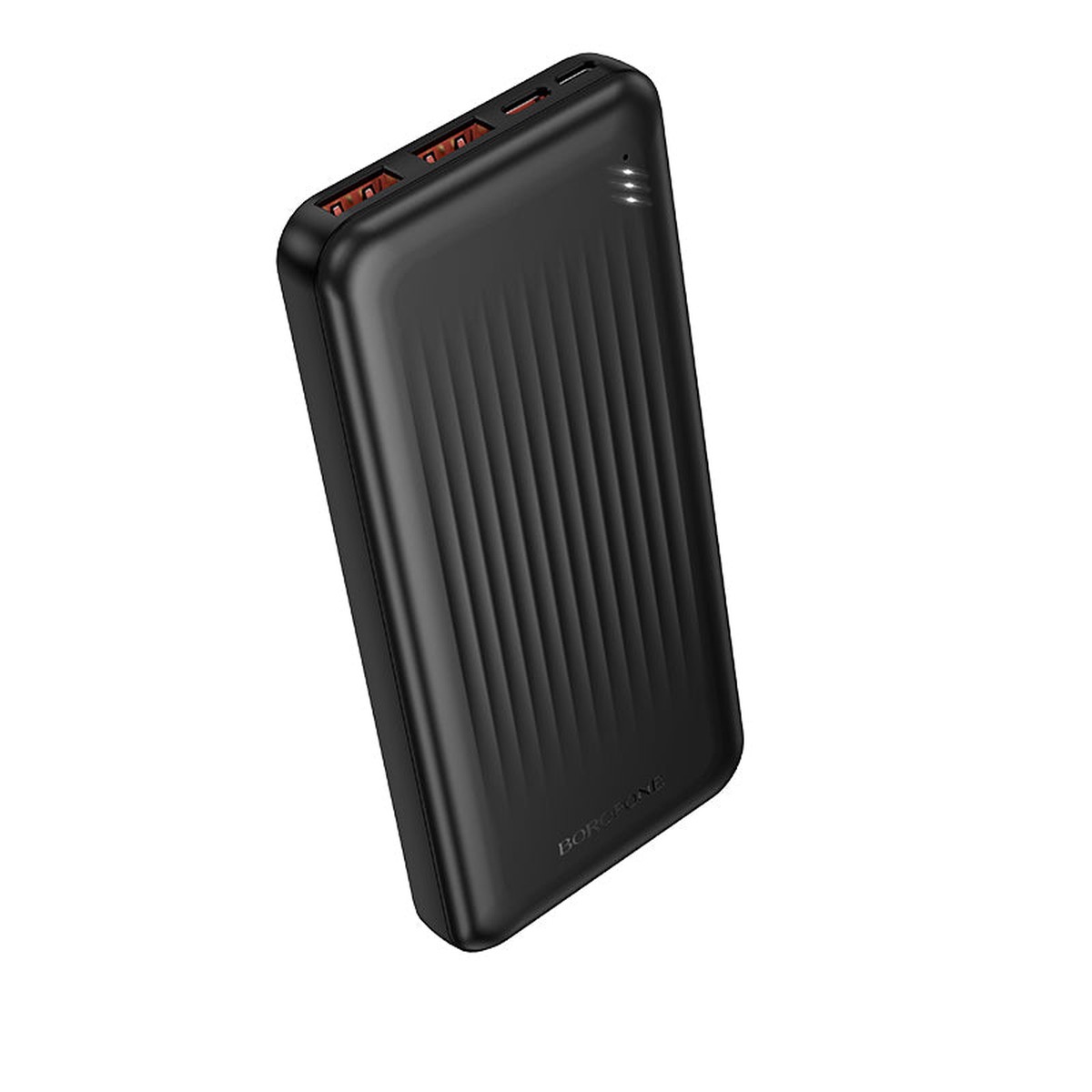 Batera Externa Borofone BJ80A Clever, 10000mAh, 22.5W, QC + PD, 1 x USB-C - 2 x USB-A, Negra