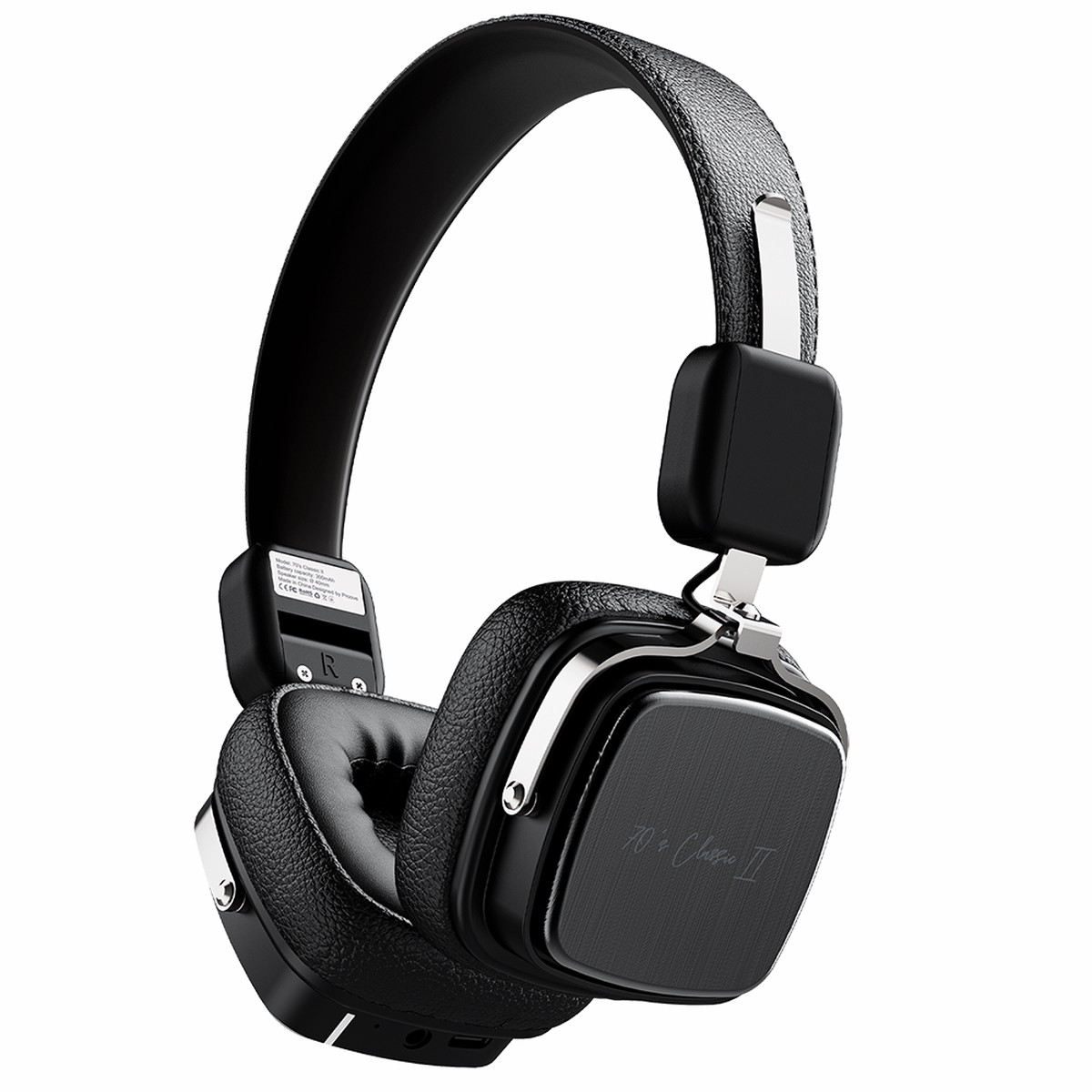 Handsfree Bluetooth Proove 70's Classic II, A2DP, Negro