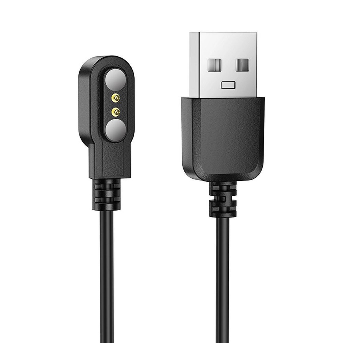 Cable de Carga para Smartwatch HOCO Y26 / Y27, USB-A, Negro