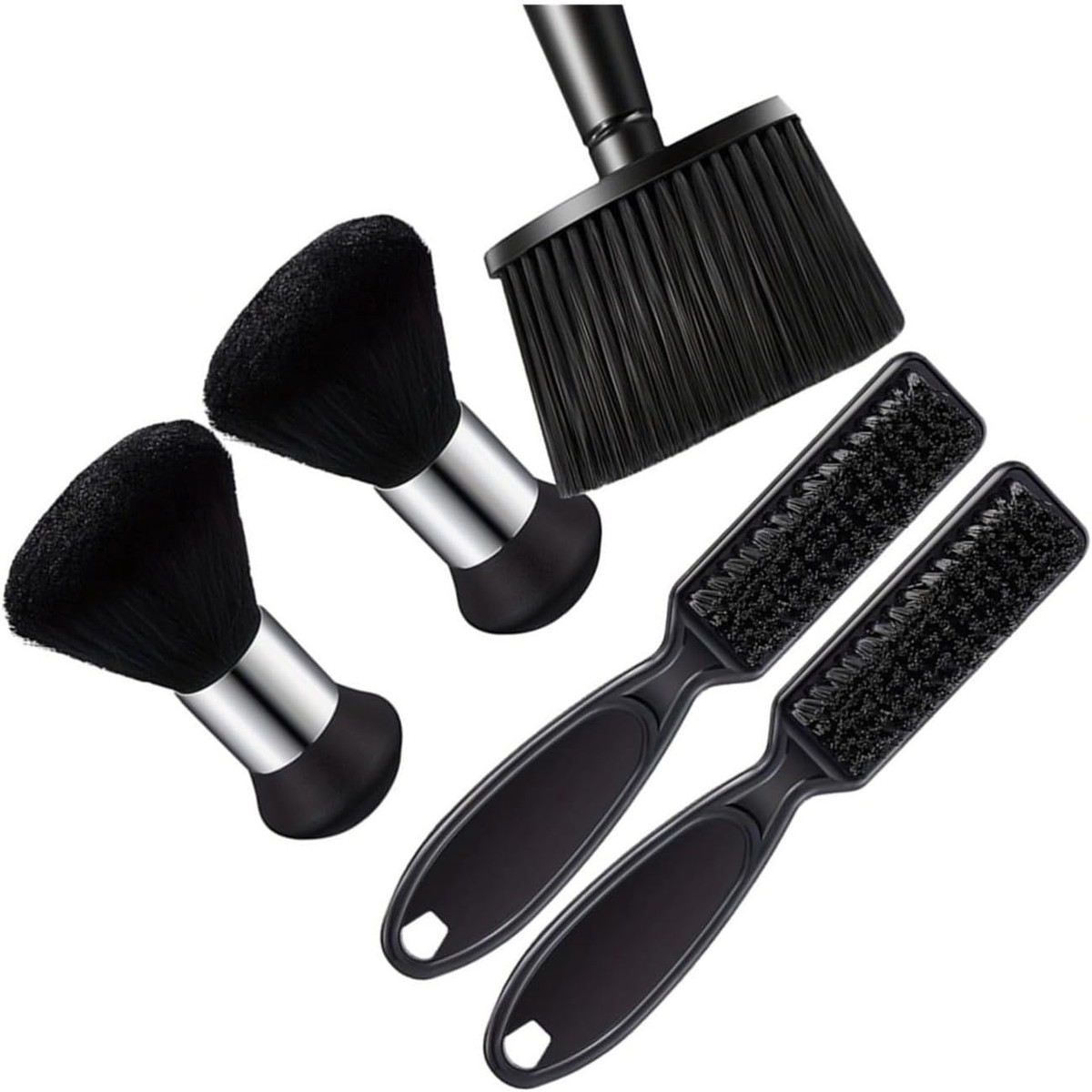 5 Pcs Hair Clipper Neck Dust Removal Brush Set, Bristle Hair Styling Tool,