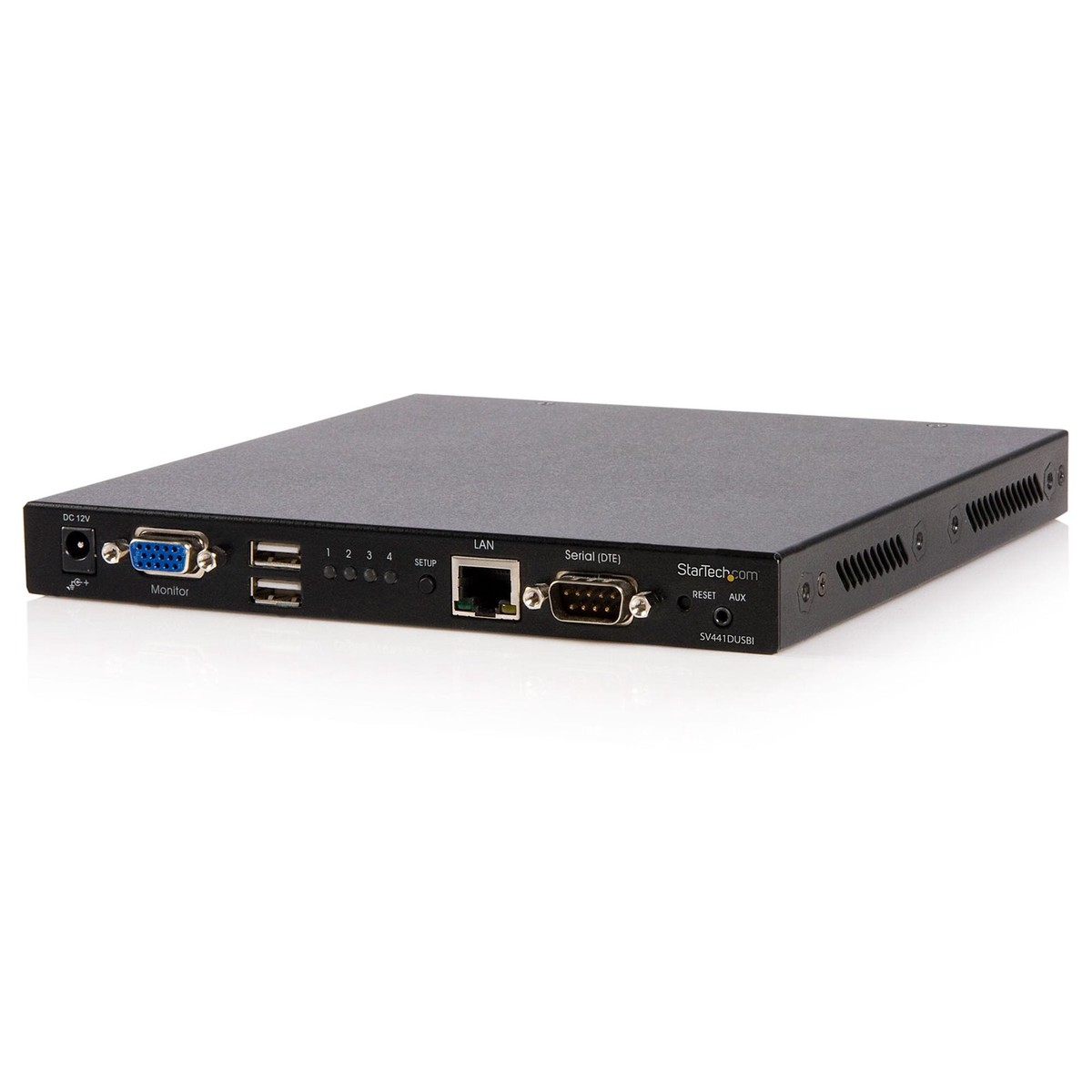 4 Port USB VGA IP KVM Switch with Virtual Media - TAA