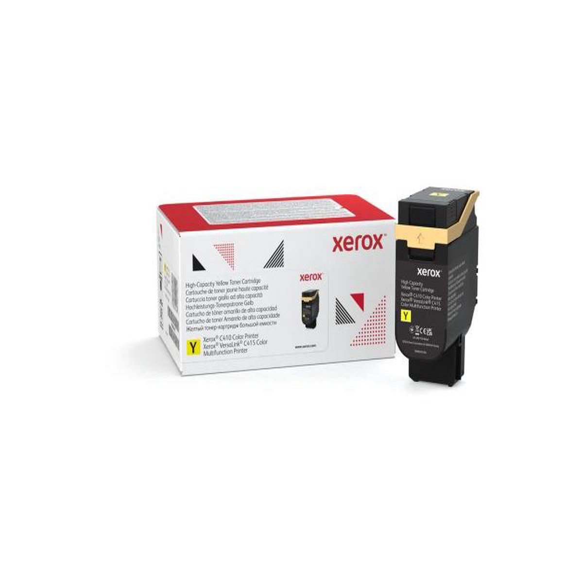 XEROX GENUINE XEROX YELLOW HIGH CAPACITY TONER CARTRIDGE FOR THE XEROX C410/C415 (USE & RETURN)